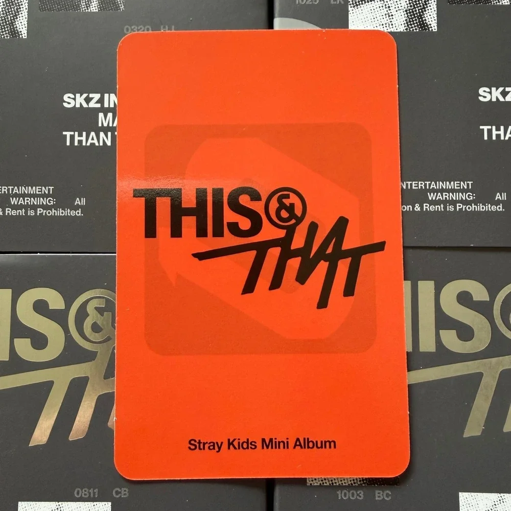 STRAY KIDS I.N This & That Photocard